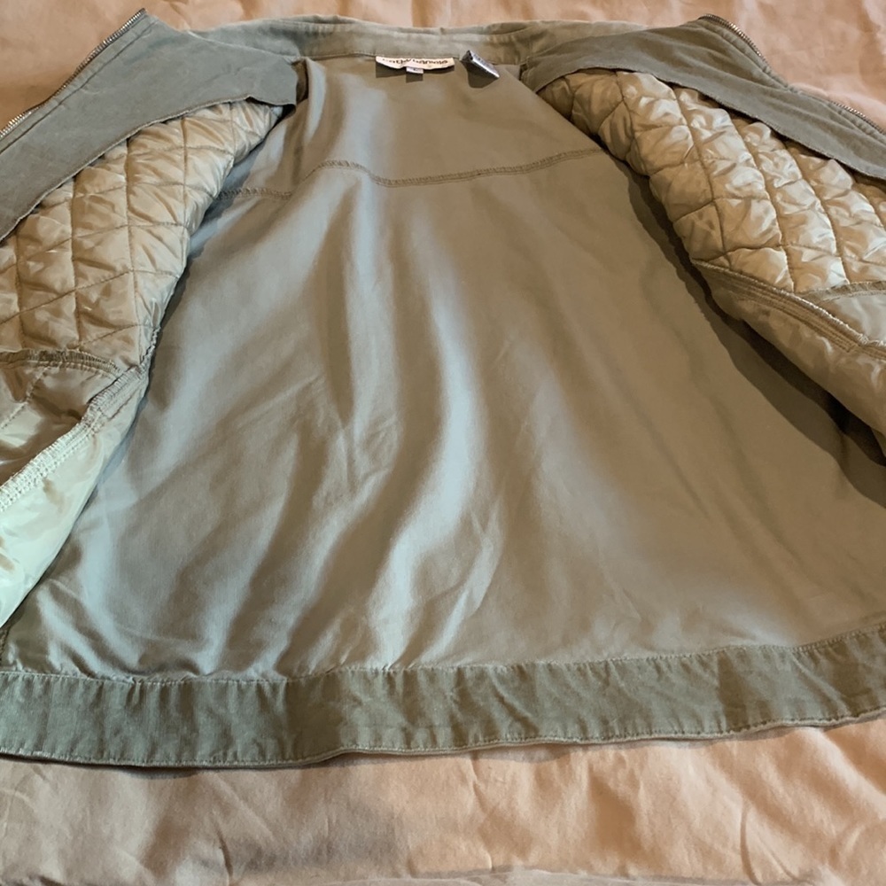 Cathy Daniels Green Corduroy Fill Zipper Jacket Size Large - Picture 12 of 14